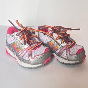 Colorful NB infant Sneakers Sz 2 Cute